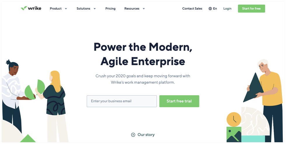 Wrike Project Planning tool