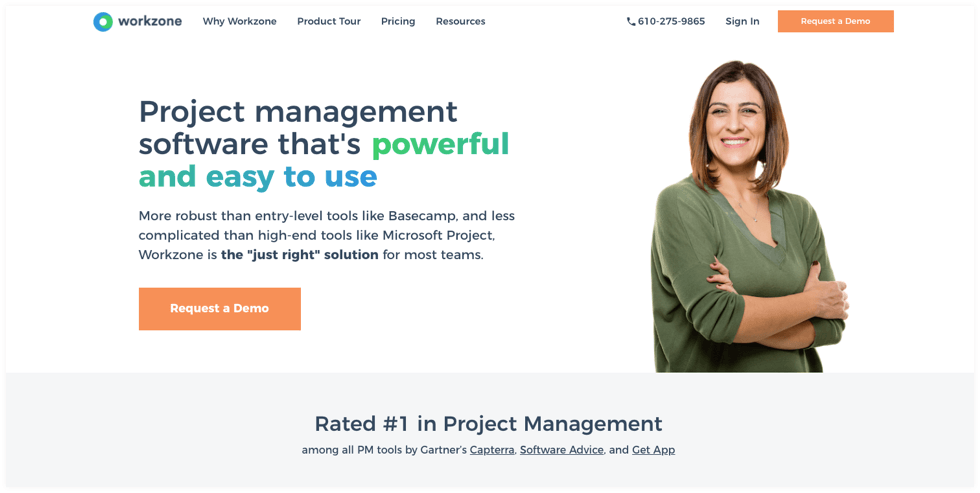 Workzone - A Basecamp Project Management software Alternative.