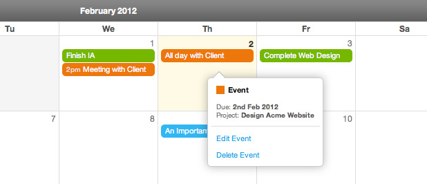 Introducing the Project Calendar Introducing the Project Calendar