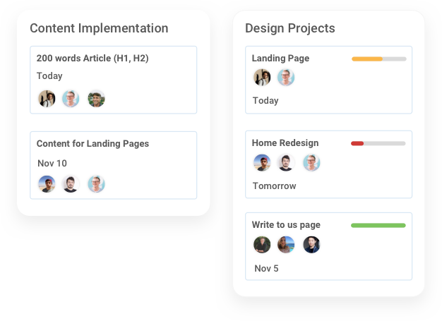 manage projects