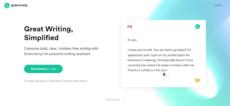 Grammarly-editing and proofreading tool