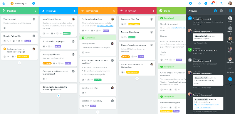 MeisterTask Kanban View