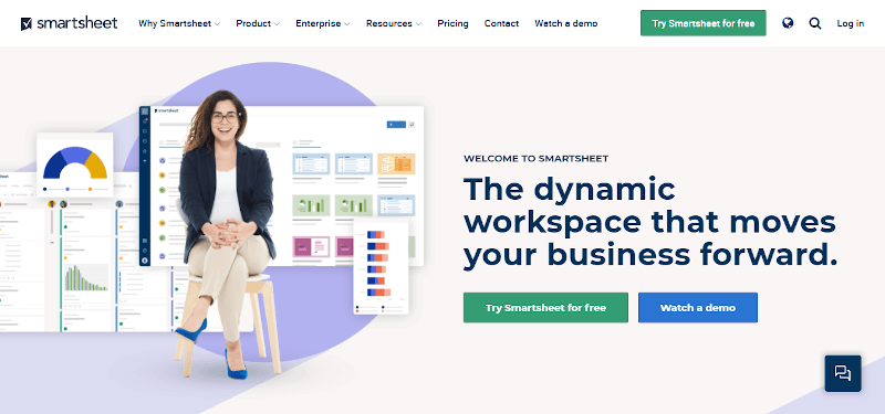 Smartsheet is a visual project management software
