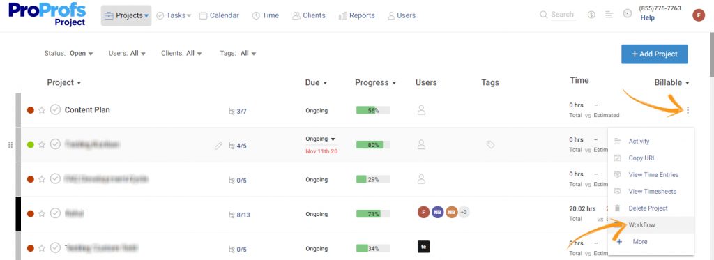 Create archive documents of the project