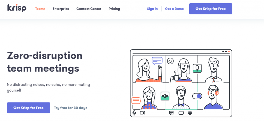 Krisp- best team communication tool