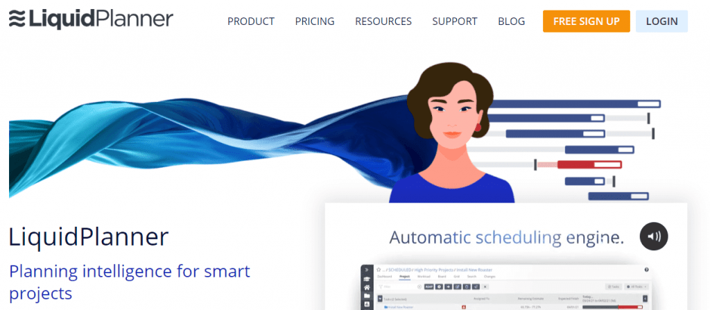 LiquidPlanner is a versatile project management tool