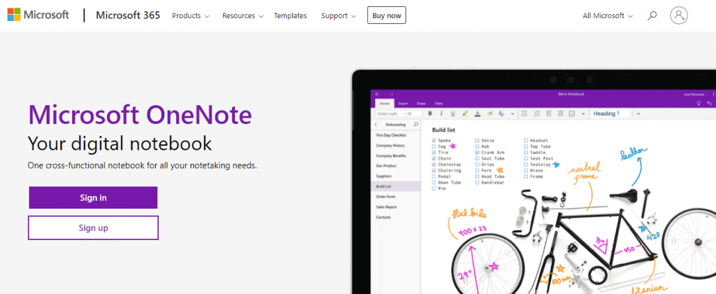 Microsoft Onenote