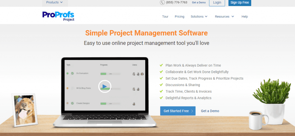 ProProfs Project- Best Software for Remote Team Collaboration
