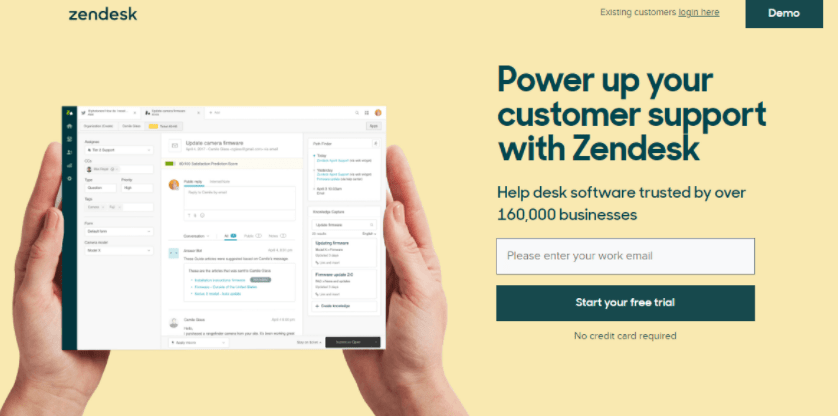 Zendesk- Business Management software