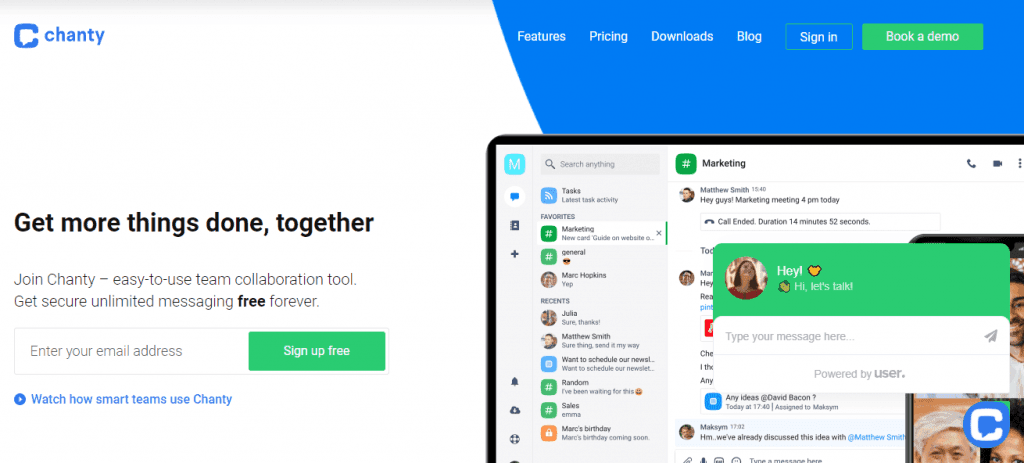 chanty- Best Team Management Tool
