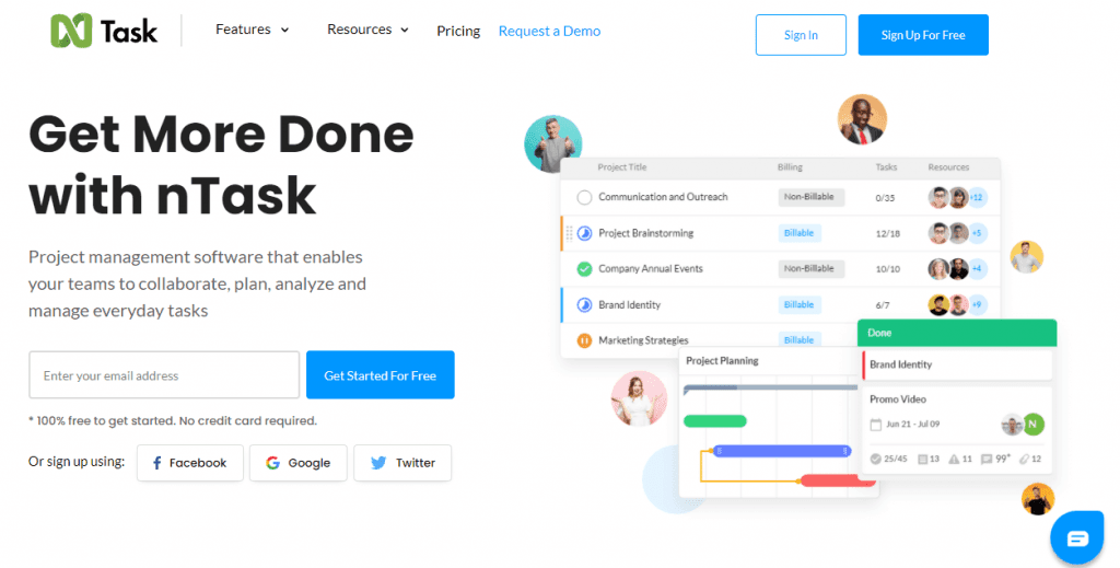 ntask- Amazing collaboration tool for remote teams