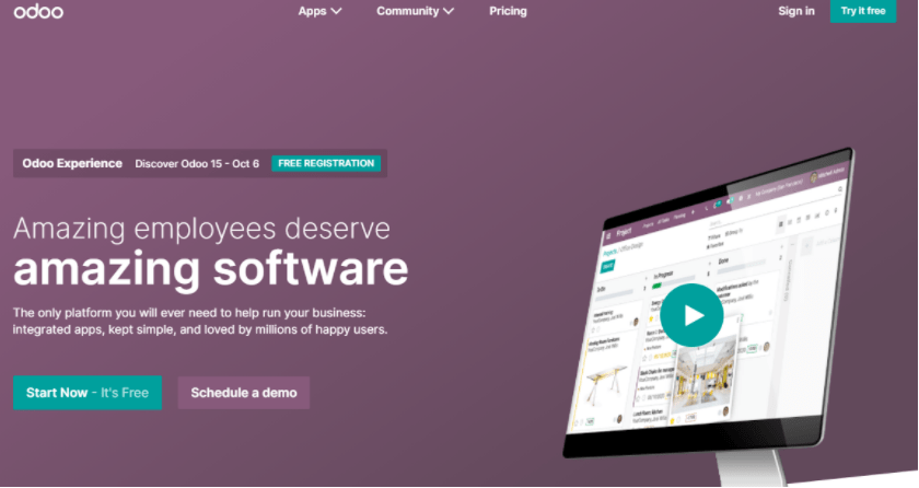 Odoo- Business Management Software