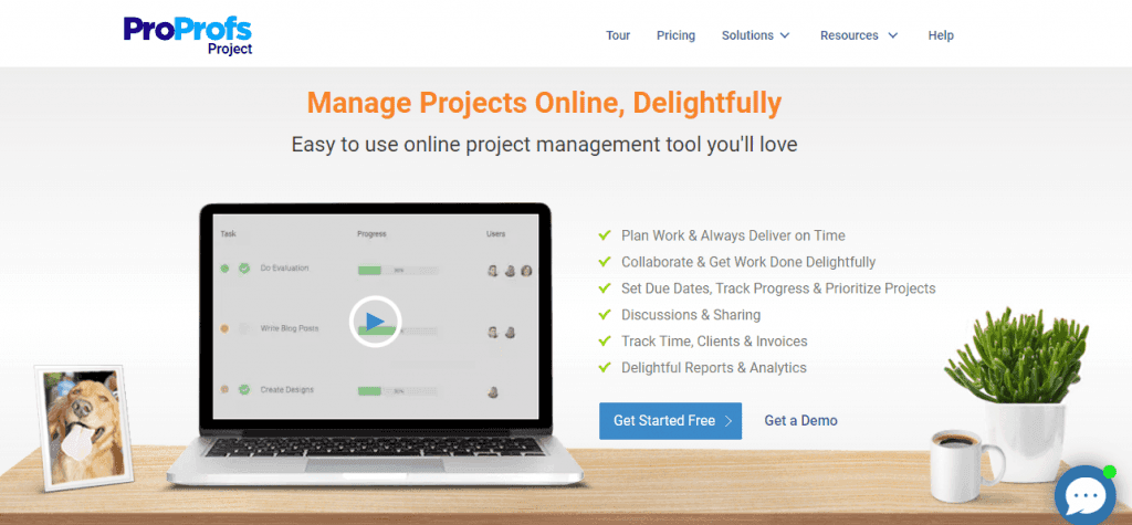 ProProfs Project- all-in-one business management software