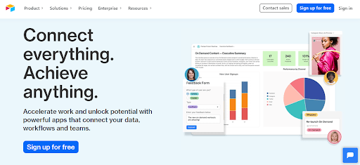 Airtable is one of the project management visual tools