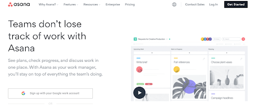 Asana is a resource management system