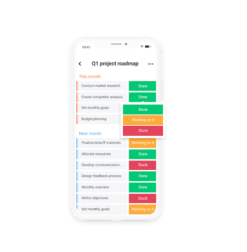 Monday is an agile project management tool
