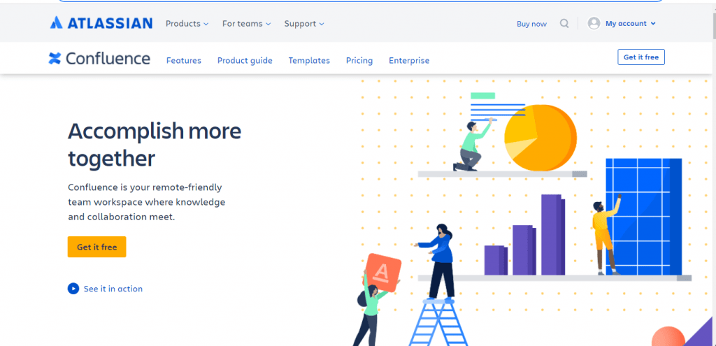 Confluence is product management app