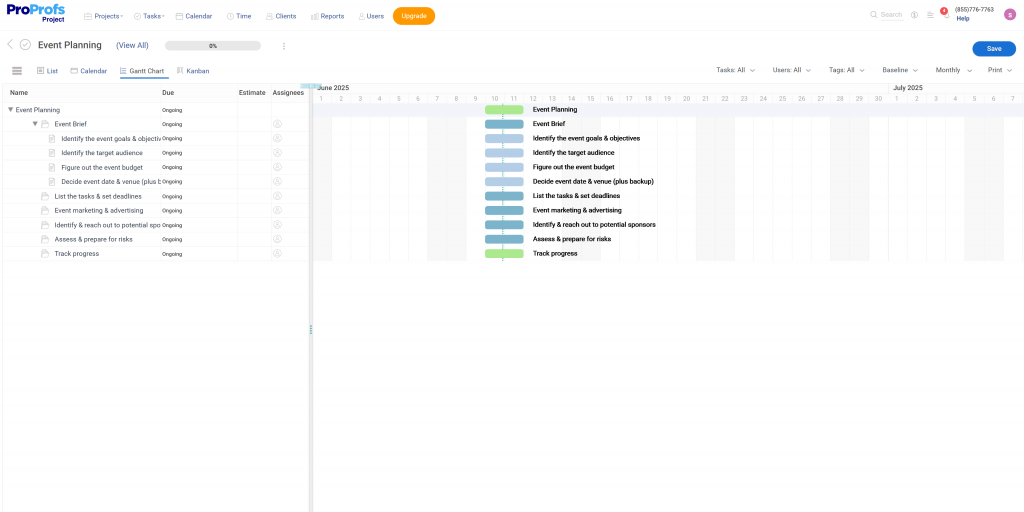 Event Planning Template