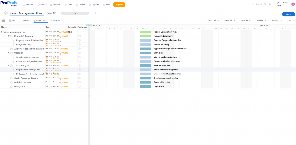 Project Management Template