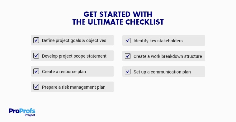 Project checklist is another gantt chart alternative