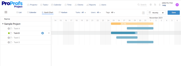 What is gantt chart