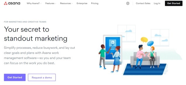 Asana is a marketing agency project management software