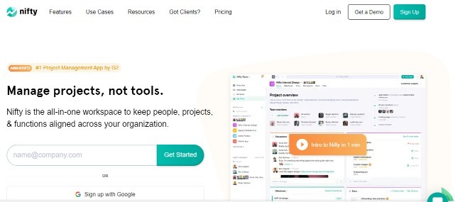 Niftypm is an online project management software