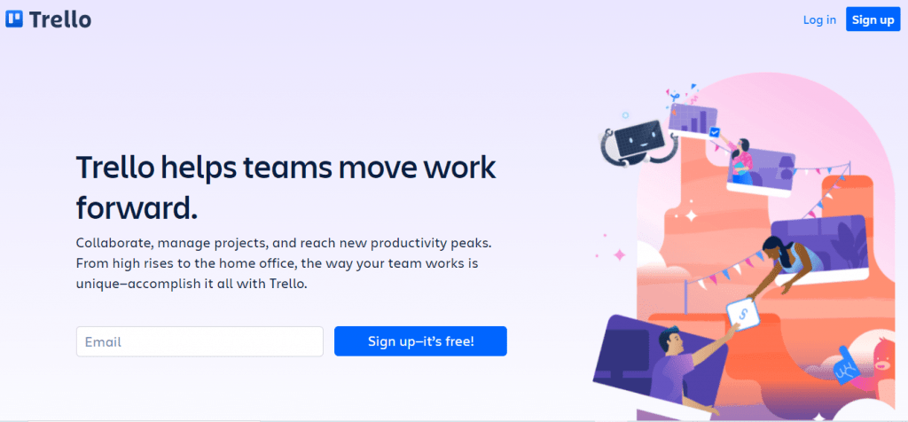 Trello is a best simple software for project management