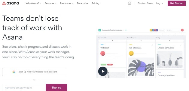 Small consulting firms may use Asana for project management