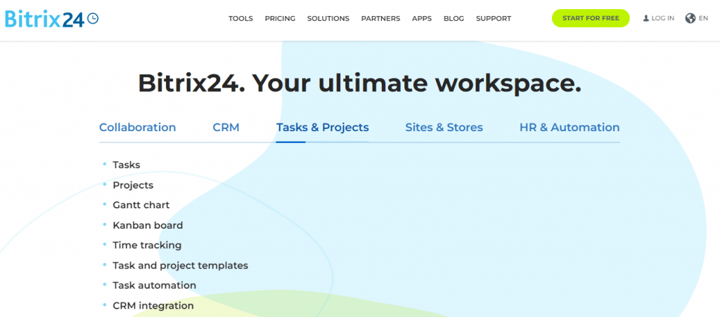 Bitrix 24 is a simple online task management system