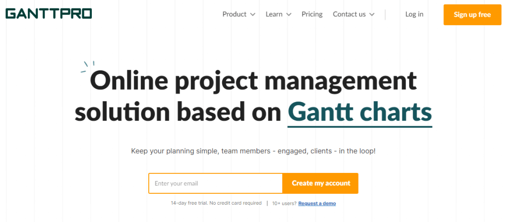 Ganttpro is gantt chart software