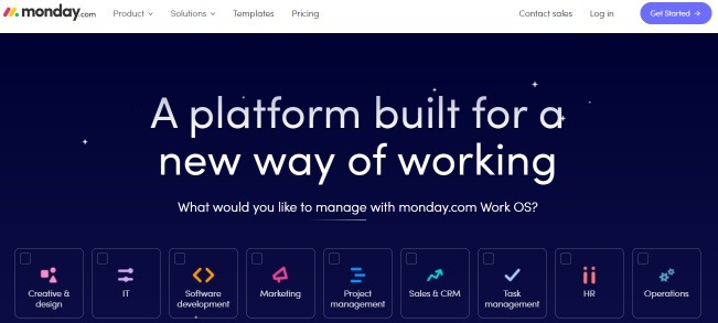 Small businesses use monday.com for project management