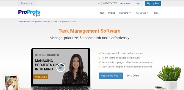 ProProfs project is a top task management software
