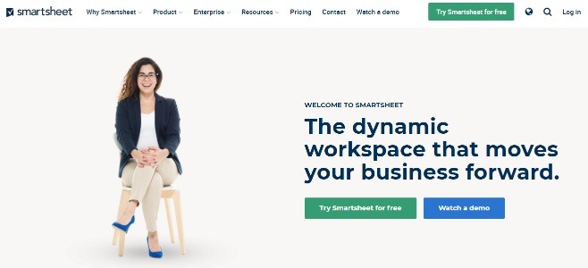 Smartsheet is a great project management solution for small business