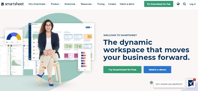 Smartsheet is one of the best free task manager