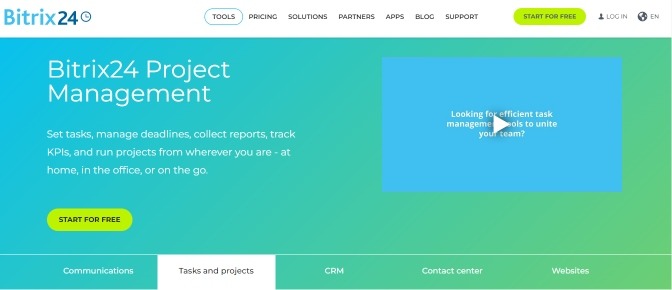 Bitrix 24 is one of the clickup competitors