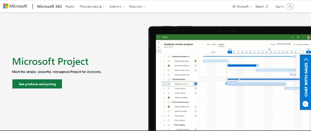 Microsoft project is a powerful alternative to Smartsheet