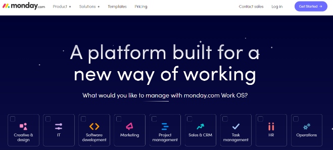 Monday.com is a flexible alternative to clickup