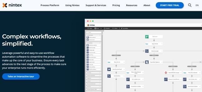 Nintex is another best workflow manager