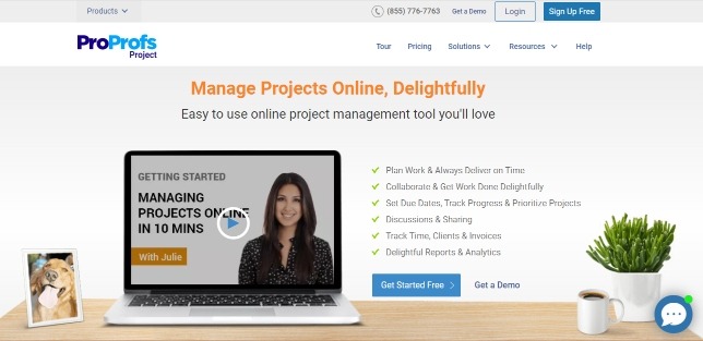 Proprofs project is an alternative to Smartsheet