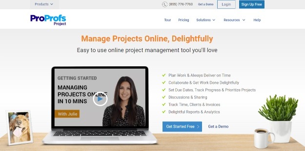 Proprofs project is simple yet robust clickup alternative