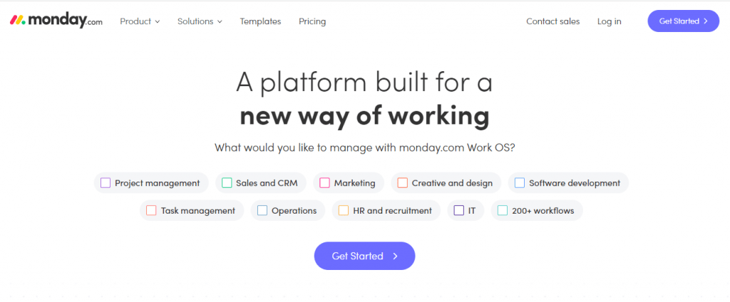 Monday.com is a popular platform for task and work management