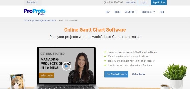 Proprofs project is one of the best gantt chart software