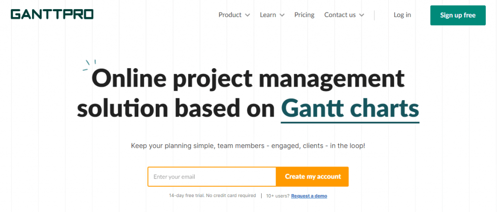 Ganttpro is one of the best online gantt chart platform