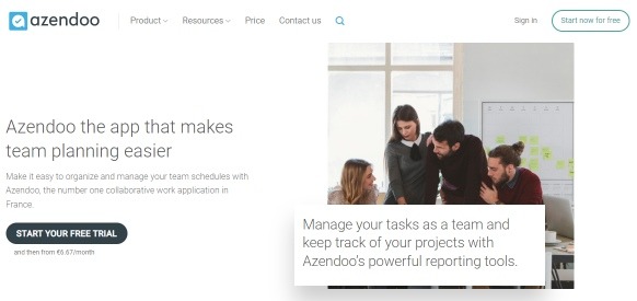 Azendoo is another project planning tool