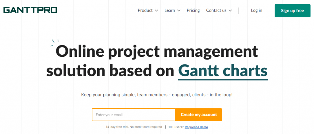 Ganttpro is a gantt chart tool like wrike