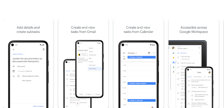 Google task is a personal project management app
