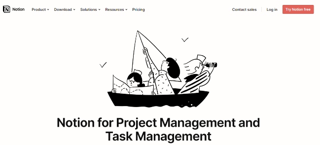 Notion is one of the best personal project management app