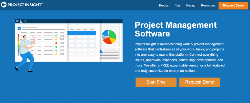 Project insight is an open source project management software