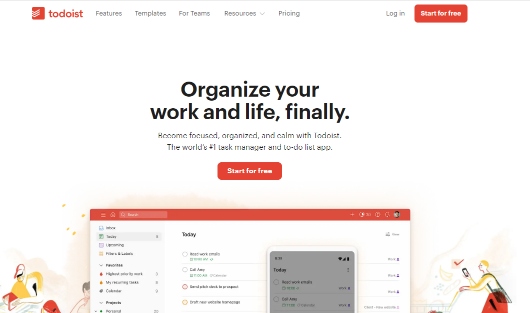 Todoist is a personal task management app